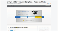 Desktop Screenshot of epaymentcardindustry.com
