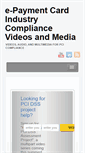 Mobile Screenshot of epaymentcardindustry.com